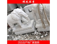 動(dòng)物雕塑-湖南漢白玉雕刻